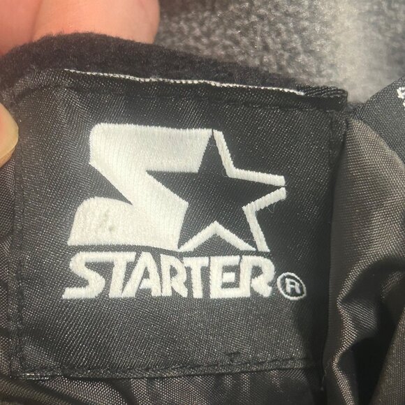 STARTER Men's Size XL Jacket Reversible Fleece Bomber Varsity Jacket - Picture 14 of 16